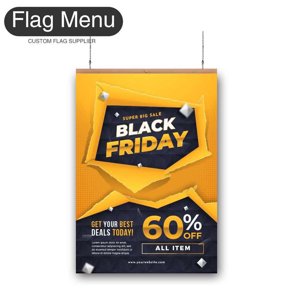 Sale Vinyl Hanging Banner - Double Sided-Regular-Flag Menu