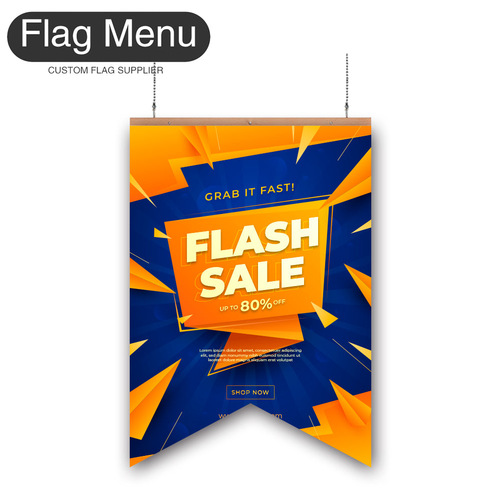 Sale Vinyl Hanging Banner - Double Sided-Swallow-Flag Menu