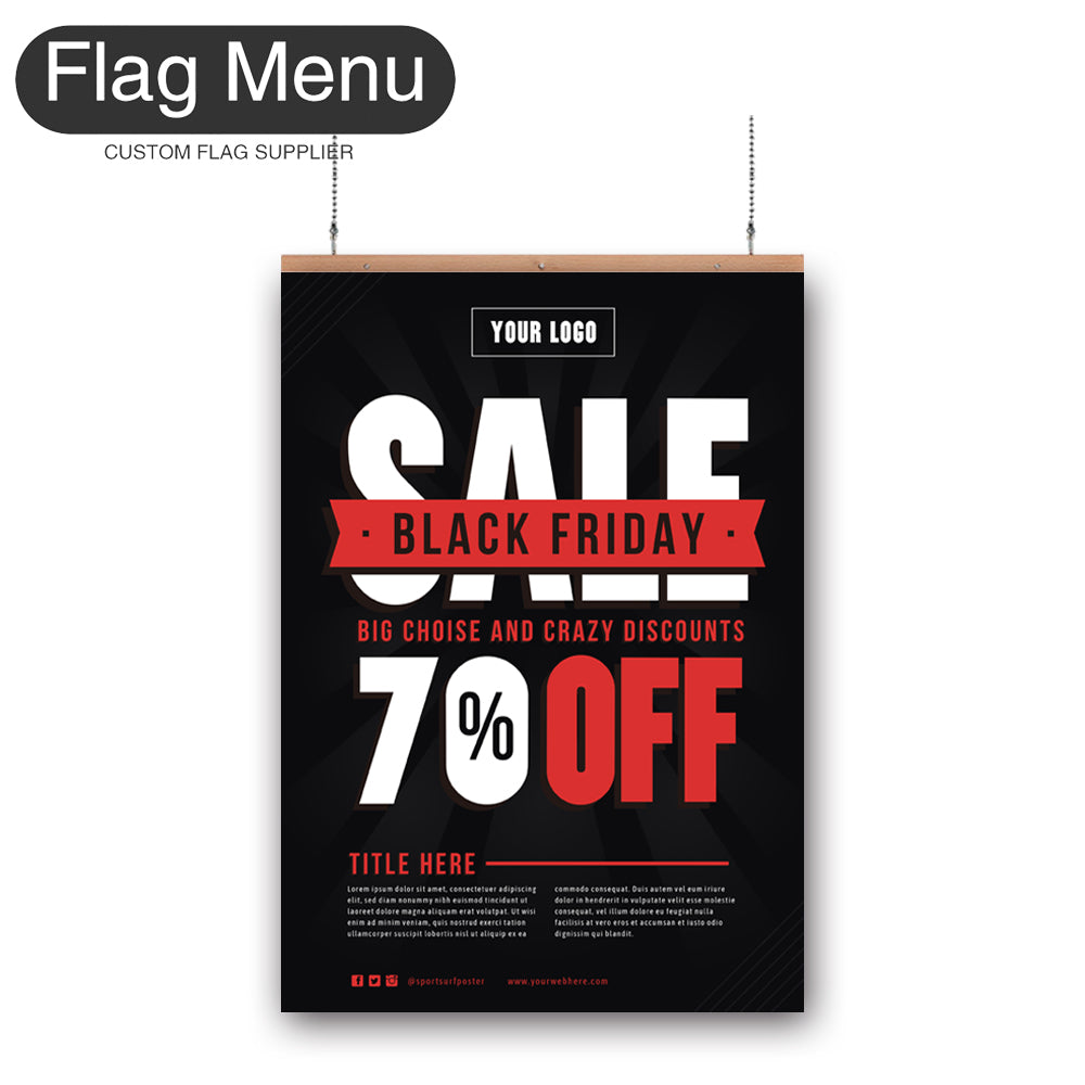 Sale Vinyl Hanging Banner - Double Sided-Regular-Flag Menu
