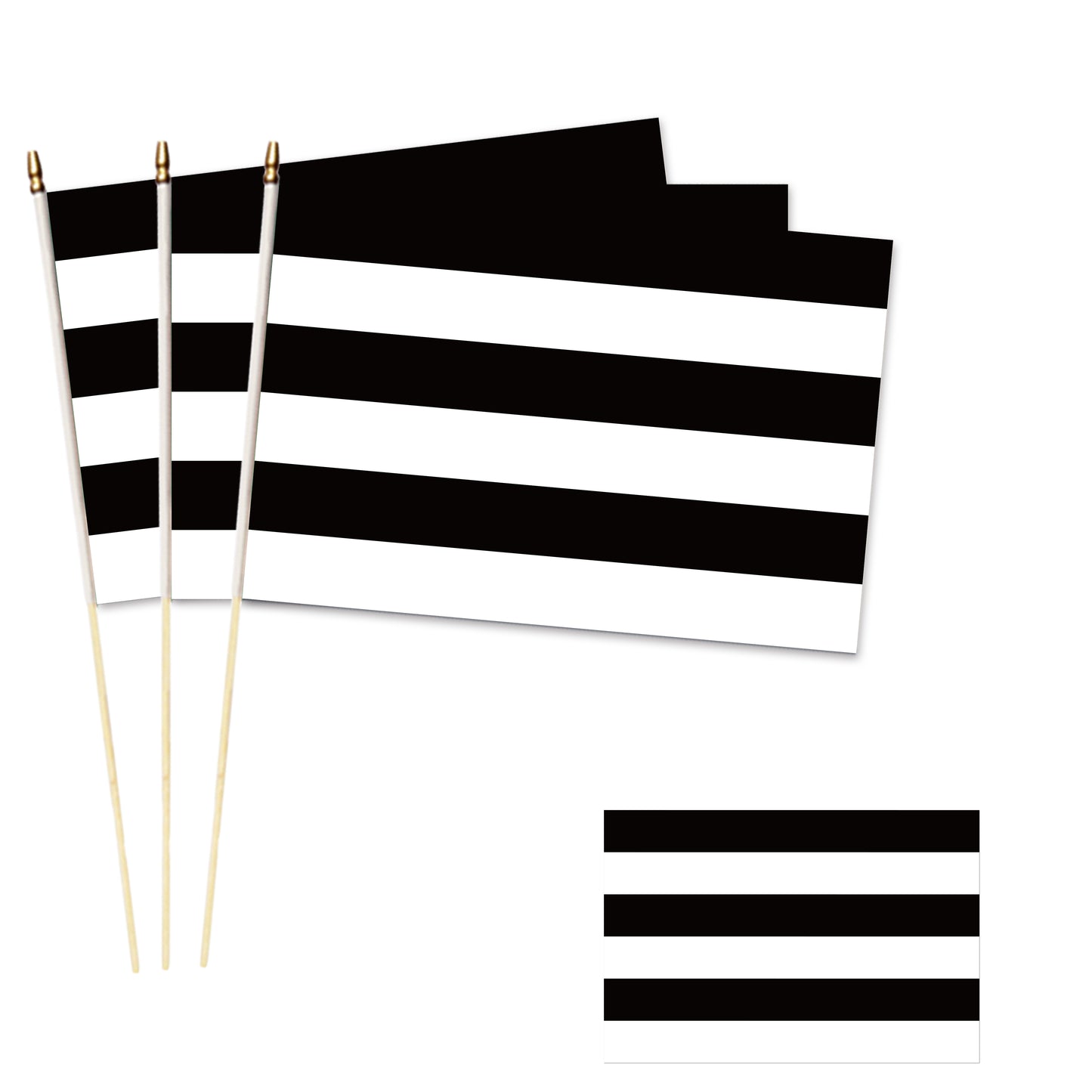 8"x11" Stick Flag- LGBT - (100 pcs)-Flag Menu-Gender Identity Pride Flagga-LGBTQ+
