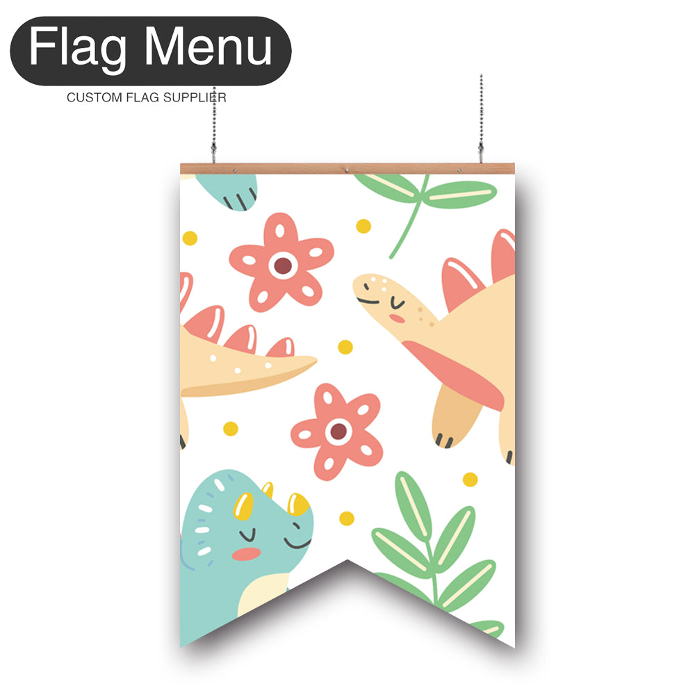 Dinosaur Vinyl Hanging Banner Kit - Double Sided-Swallow-Flag Menu