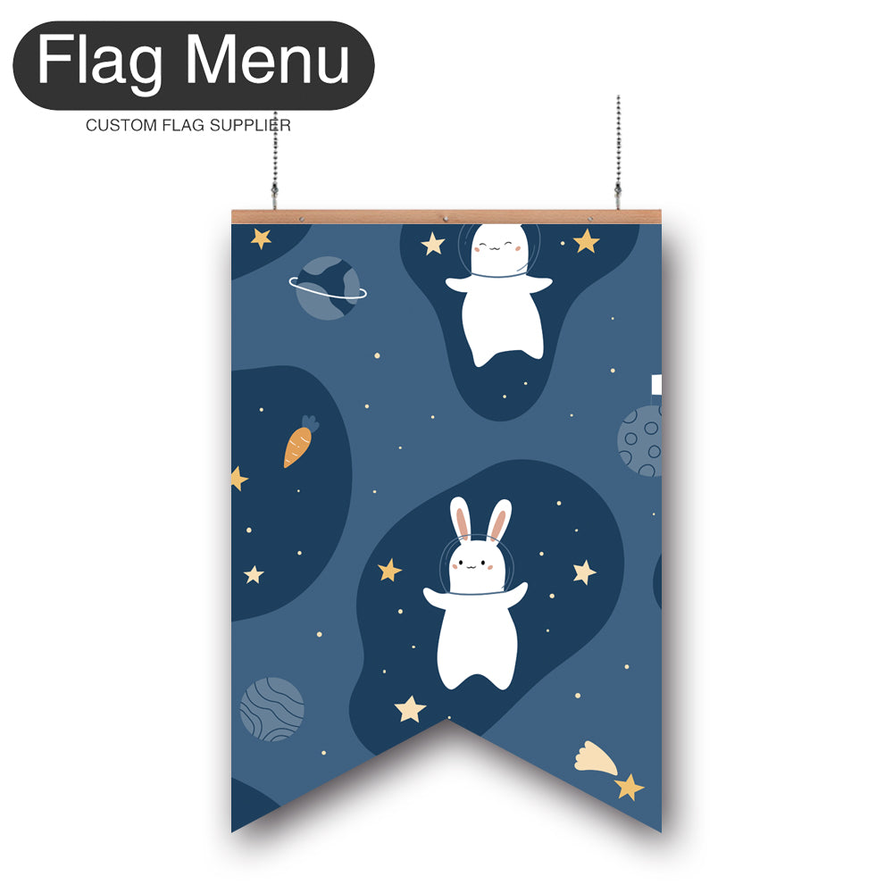 Rabbit&Space Vinyl Hanging Banner Kit - Double Sided-Swallow-Flag Menu