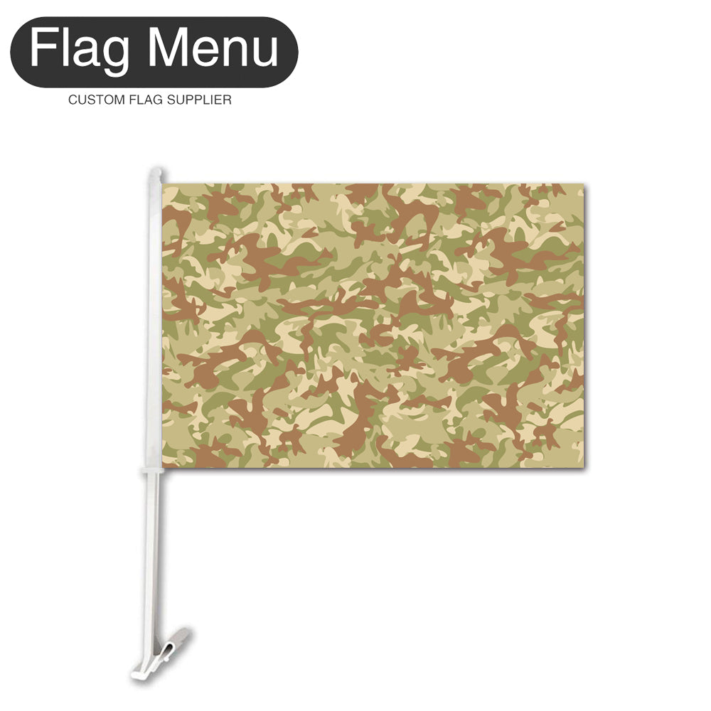 12"x18" Custom Camo Car Flag-Arid-Land-Camo Only-20 Inch-Flag Menu