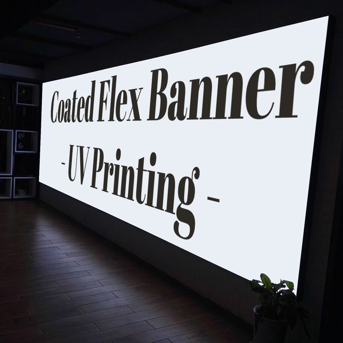 Fire Proof Coated Flex Banner - UV Printing -Backlit-Flag Menu