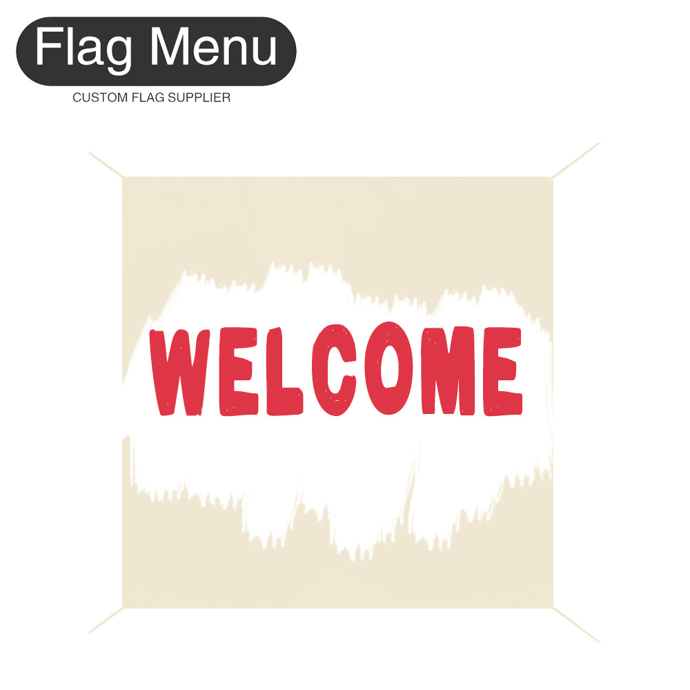 5x5ft Custom Banner-Oxford-Flag Menu