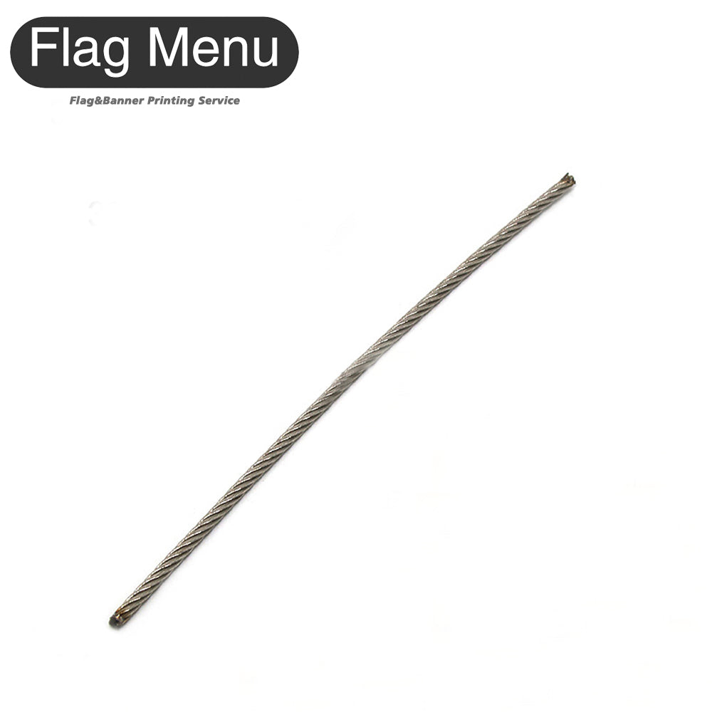 4mm Steel Rope & Screw - Accessory-Custom-Regular-Flag Menu